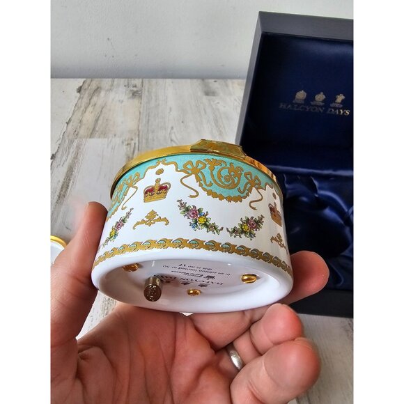 Halcyon days enamel historic royal places time for tea as is - Picture 5 of 6